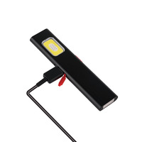 Lampe de travail Portable Cob LED EDC lampe de poche torche lumineuse COB LED pour atelier de bureau travail routier corps en aluminium alimentation cc