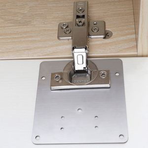 Placa de Reparación de Bisagras de Puerta de Cocina de Acero Inoxidable para Montaje de Herrajes de Muebles - Product Image 3