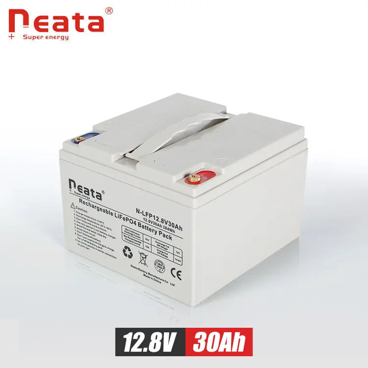 Neata Concurrerende Prijs Draagbare Vervanging LiFePO4 12V 30Ah Lithium Ion Batterij Home Energy Storage System