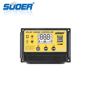 Suoer ST-S1230 12V/24V 30A 지능형 태양열 충전 조절기 수동 LCD PWM 배터리 태양열 컨트롤러 MPPT 태양열 충전기 - Product Image 6