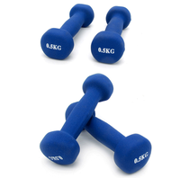 Haltères roses à usage domestique haltères en néoprène pour la musculation du fitness pour femmes haltères hexagonaux revêtus de fer à tremper