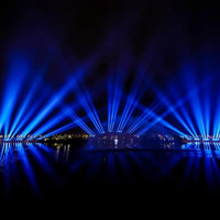 Projecteur de scène 3-en-1 7200K 50/60Hz à motif de couleur réglable 800W avec protection IP65