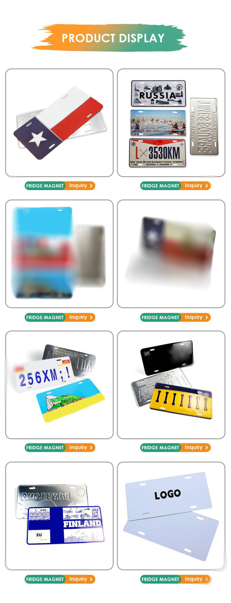 車ナンバープレートカスタマイズされた高品質ドバイナンバー