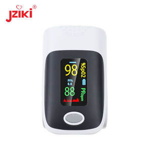 Oxímetro de Pulso Jziki com Display TFT <span class=keywords><strong>Monitor</strong></span> de Oxigênio no Sangue Azul Elétrico Certificado CE Garantia de 1 Ano Classe II - Product Image 2