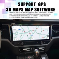 Reproductor Multimedia Android 12 de 12.3 Pulgadas para Porsche Macan 2013 2014-2018, Navegación GPS, Unidad Inalámbrica 4G Carplay, Radio para Auto