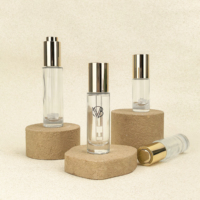 Botol Minyak Atsiri Mewah 5ml 10ml 15ml 30ml 50ml dan Botol Minyak Atsiri dengan Pipet Tekan Botol Minyak Atsiri Transparan
