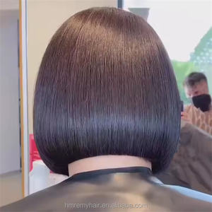 1B chiusura in pizzo dritto in osso setoso marrone vergine cruda con doppio disegno originale di <span class=keywords><strong>capelli</strong></span> umani senza colla taglia 5x5 2x6 - Product Image 3