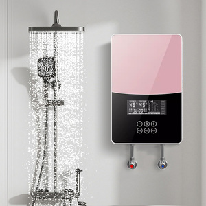 Chauffe-<span class=keywords><strong>eau</strong></span> électrique de conception nouvelle, en acier inoxydable, étanche IPX4, LED, portable, mural, chauffage rapide, <span class=keywords><strong>pour</strong></span> salle de bain, usage domestique - Product Image 1