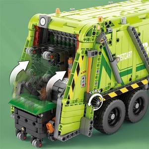 Remote Control RC Garbage Truck Compactor - DIY Engineering <b>Model</b> Building <b>Kit</b> - Product Image 1