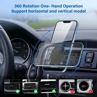 Accessoires de voiture, support magnétique universel pour téléphone de voiture avec logo personnalisé, sortie d'air, support de téléphone réglable pour voiture pour iPhone 16 15 Pro Max
