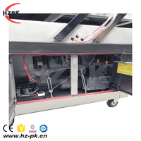 Hzpk Semi-Automatische Elektrische Dubbele Kamer Vacuüm Afdichting Verpakkingsmachine Voor Voedsel Fruit Metaal