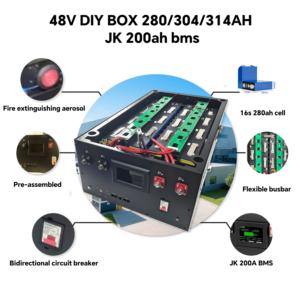 Caja de batería negra de alta calidad de 48V para paquete de baterías de litio DIY, para sistema de almacenamiento de energía de bicicletas eléctricas y scooters, suministro de fábrica. - Product Image 6