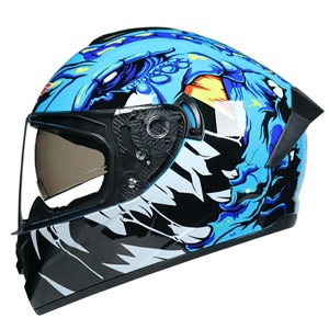 Casque de Motocross entièrement fendu, avec bord rigide, casque de sécurité ABS, avec <span class=keywords><strong>Suspension</strong></span> à 4 points - Product Image 4