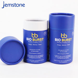 บรรจุภัณฑ์หลอดกระดาษคราฟท์สำหรับผงโปรตีนแบบรีไซเคิลได้ พิมพ์ลายได้ บรรจุภัณฑ์ทรงกระบอกสำหรับอาหารเสริม บรรจุภัณฑ์หลอดกระดาษเกรดอาหาร - Product Image 4