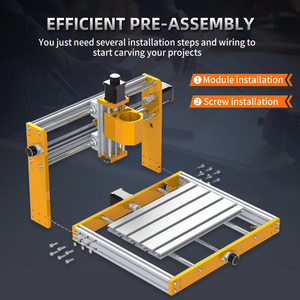 Desk CNC Engraver Router 500W Spindle GRBL Control for Wood Acrylic Plastic Carving