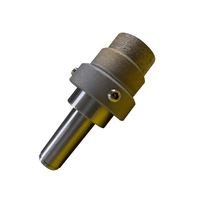 Cloche de perçage en verre fileté siamoise, mèche de forage en diamant bronze aiguisé