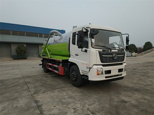 Camión de Succión de Alcantarillado Dongfeng de Gran Capacidad, Camión Cisterna para Alcantarillado, Venta Directa - Product Image 4