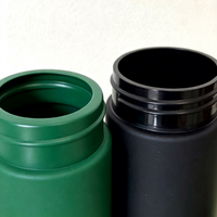 Pot en plastique HDPE vide, impression personnalisée du logo, couleur, plusieurs capacités, boîte pour poudre de protéines, compléments alimentaires, gommes, capsules molles