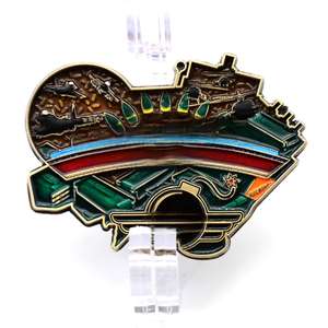 Pièce commémorative personnalisable en alliage de zinc doublement plaqué avec émail souple pour les programmes de reconnaissance des employés - Product Image 2