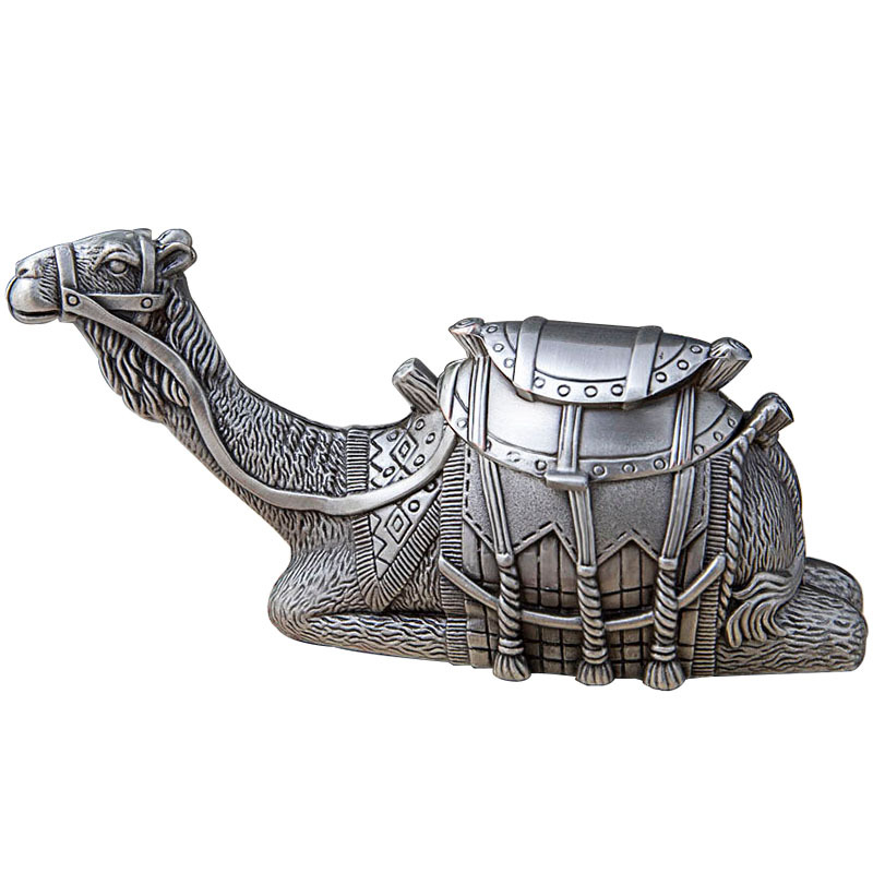 Металлическая 3D изысканная коробка из верблюжьего жемчуга, европейская креативная Персонализированная шкатулка для ювелирных изделий с животными, домашняя настольная шкатулка для хранения колец