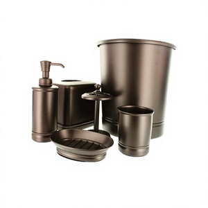 Ensemble de salle de bain en cuivre au design unique, qualité supérieure, six pièces, taille personnalisée, pour les meilleures ventes - Product Image 1