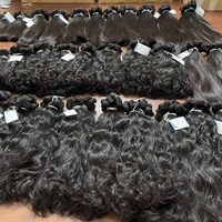 Lot de Cheveux Humains Brésiliens Vierges Non Traités, 100% Naturels, Alignés aux Cuticules, pour Femmes Noires - Vente en Gros