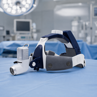 Rechargeable 5W LED Clinical Headlight 30000 Lux High CRI Adjustable Spot for ENT Ophthalmic Exam