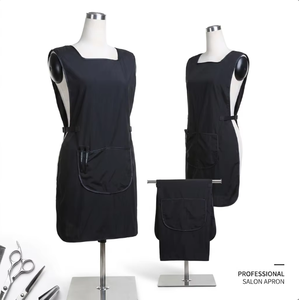 Capes de coiffeur imperméables sans manches pour <span class=keywords><strong>la</strong></span> coupe et <span class=keywords><strong>la</strong></span> coloration des cheveux, tablier de travail pour salon de coiffure et <span class=keywords><strong>barbier</strong></span> - Product Image 1