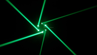 Équipement DJ Ultra-Abordable Lumière LED 150W Cyclone à Six Bras Effet Nid d'Abeille 3-en-1 Faisceau Stroboscopique Laser Lyre pour Boîte de Nuit