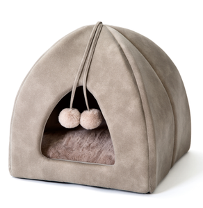2022 Bestseller Hochwertiges Wasserdichtes Leder Komfortables Kleines Haustier-Bett Hunde- und Katzenhöhle - Product Image 6