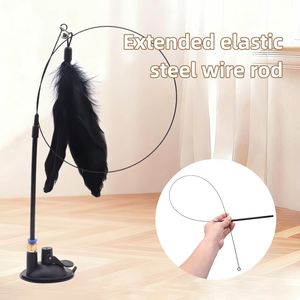 Giocattolo Interattivo Divertente 2026 con Piuma e Campanello per Gatti, Bacchetta Teaser per Gattini, Accessori per Gatti - Product Image 3