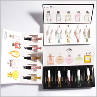 5 boîtes d'emballage de parfum avec insert en papier, 3 ml, 5 ml, 8 ml, 10 ml, coffret cadeau en carton rigide pour échantillons de parfum