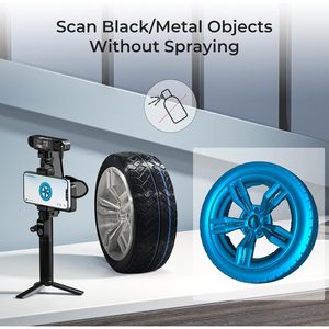 Escáner 3D Cr-Scan Ferret Pro con Precisión de 0.1mm, 60FPS, Sensor CMOS Inalámbrico, Habilitado para Impresión - Product Image 4