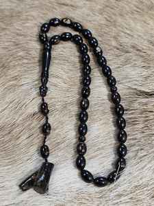 Cuentas de cuerno de búfalo, Tasbih, artesanía natural, accesorios devocionales hechos a mano para meditación, práctica religiosa y cultural - Product Image 4