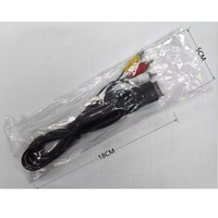 Audio Vidéo 3 RCA TV Cable PS2 PS3 AV Cable AV to RCA Cable for PlayStation 2 3 /PS2/PSX/PS3 Slim