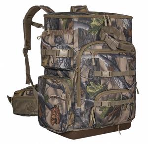 Sac à dos de chasse avec housse de pluie imperméable, fond rigide autoportant, sac de chasse de 50L camouflage pour arc - Product Image 1