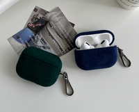 Étui en cuir de vachette véritable Micro velours de qualité supérieure pour AirPods 4 3 2 Pro accessoires pour casque en cuir Micro velours