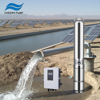Nouvelle pompe à eau solaire multi-étages haute pression en acier inoxydable 304/316 de haute qualité avec moteur CC sans balais pour puits profond