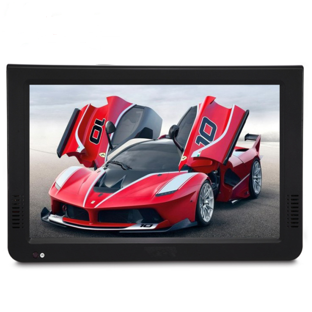 10 Inch Portable TV DC 12V Charging LED TV Television With DVB-T/ATSC/ISDB Antenna USB TF Card Port