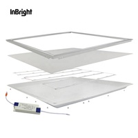 Panneau de bureau rétroéclairé 1200x600 600x600 montage en Surface plafonnier 48W carré LED panneau lumineux