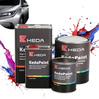 Peinture acrylique Keda haute performance 2K, couche de finition, couleurs métalliques, réparation de carrosserie automobile, peinture de rénovation automobile
