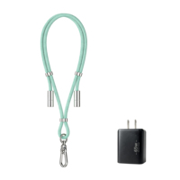 Cable de Carga USB Trenzado de Nailon 3 en 1 de 1.6M, Carga Rápida de 60W + Adaptador de Corriente USB-C PD de 65W para Teléfonos Celulares