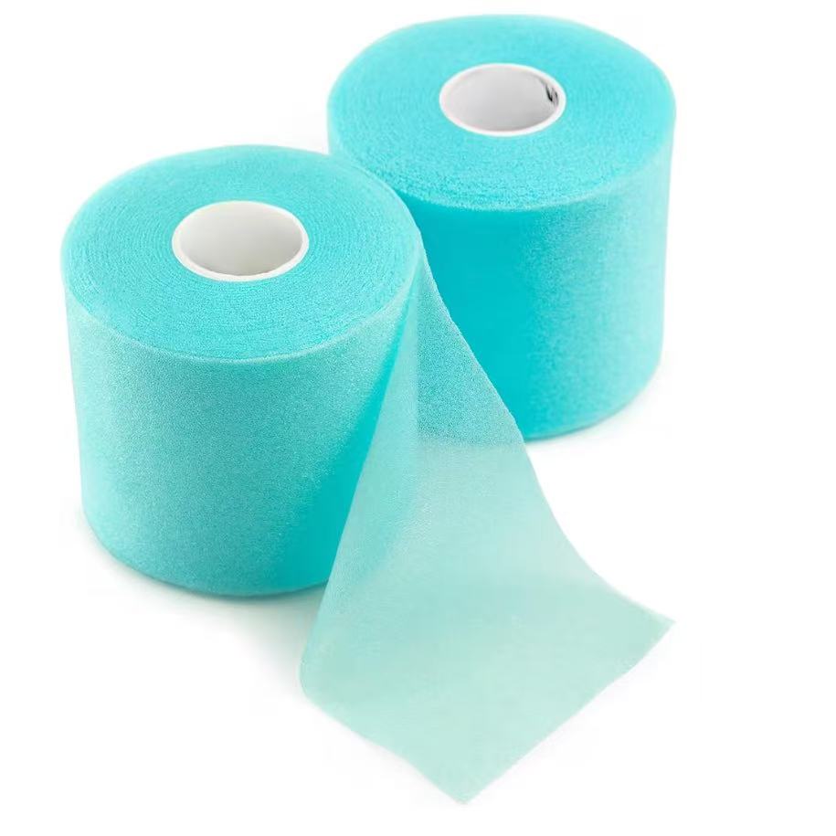 Foam Under Wrap Pre Wrap Tape Bulk Wholesale Athletic Tape Liner High Elastic Tearable Gym Fitness OEM Factory
