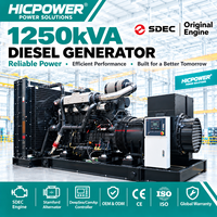 Groupe électrogène diesel Shangchai 1000 kW 1250 kVA 50/60 Hz avec moteur 6WTAA35-G311 et alternateur Stamford PI734B – Vente directe usine pour l'alimentation des centres de données