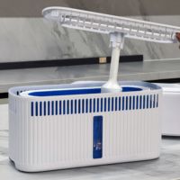 Humidificateur d'air électrique intelligent de 5L, grand humidificateur à évaporation sans brume pour usage domestique et hôtelier, matière plastique, garantie 1 an