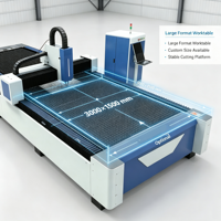 Machine de découpe laser à fibre CNC grand format 4020 6025, découpeuse laser à fibre robuste pour la découpe de tôles métalliques en acier structurel