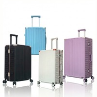 Valise Sam Sonite OEM Partner Nouveau Produit 2025 20 24 26 28 Pouces Voyage d'Affaires 4 Roues Pivotantes Multicolore Valise en PC