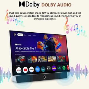 Téléviseur intelligent portable 27 pouces 1080P <span class=keywords><strong>Android</strong></span> 14.0 avec double haut-parleur, Google TV portable, téléviseur d'extérieur avec batterie – Meilleure vente 2025 - Product Image 2