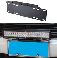 Support de fixation universel personnalisé pour plaque d'immatriculation, pour barre lumineuse LED et lampes de travail tout-terrain