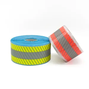 Nastro riflettente segmentato per trasferimento <span class=keywords><strong>di</strong></span> calore in vinile con nastro adesivo <span class=keywords><strong>di</strong></span> sicurezza per indumenti da boxe - Product Image 5